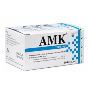 AMK (Amoxicillin + Clavulanic acid) 1000 mg 10x10 Tablets