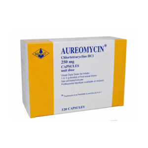 AUREOMYCIN (Chlortetracycline) 250 mg 12x10 Capsules