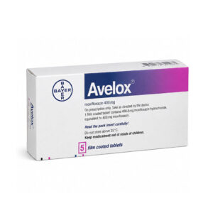 AVELOX (Moxifloxacin) 400 mg 5 Tablets