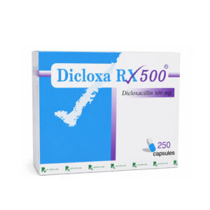 DICLOXA RX (Dicloxacillin) 500 mg 25x10 Capsules
