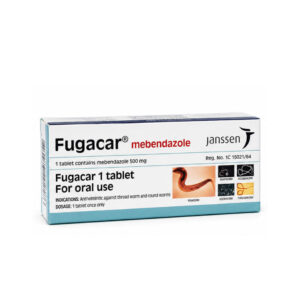 FUGACAR (Mebendazole) 500 mg 1 Tablet
