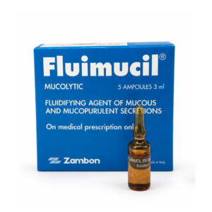 FLUIMUCIL (Acetylcysteine) 300 mg/3 mL 5 Ampoules