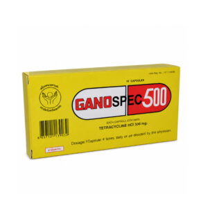 GANO (Tetracycline) 500 mg 10 Capsules