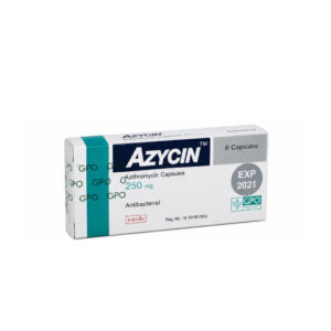 GPO AZYCIN (Azithromycin) 250MG 6 Tablets (สูตร ZITHROMAX)