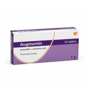 GSK AUGMENTIN (Amoxicillin + Clavulanic acid) 1 g 10 Tablets