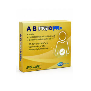 MEGA AB PRE&PRO (Prebiotics + Probiotics) 10 Sachets