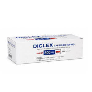 MEIJI DICLEX (Dicloxacillin) 500 mg 50x10 Capsules