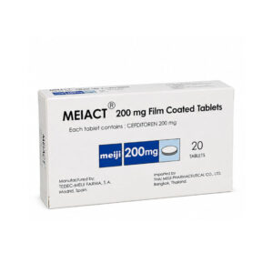 MEIJI MEIACT (Cefditoren pivoxil) 200 mg 2x10 Tablets