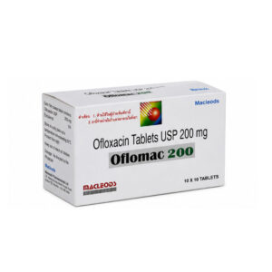 OFLOMAC (Ofloxacin) 200 mg 10x10 Tablets