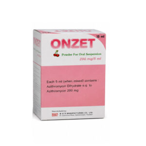 ONZET (Azithromycin) Oral Suspension 200 mg/5 mL 15 mL