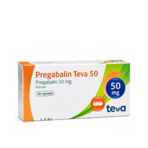 PREGABALIN TEVA (Pregabalin) 50 mg 56 Capsules