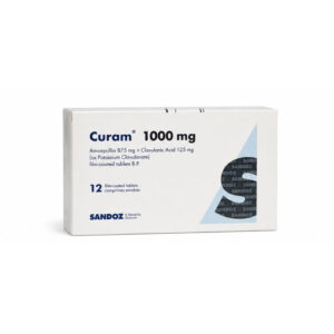SANDOZ CURAM (Amoxicillin + Clavulanic acid) 1000 mg 6x2 Tablets