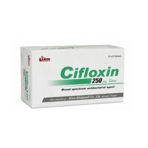 SIAM CIFLOXIN (Ciprofloxacin) 250 mg 10x10 Tablets