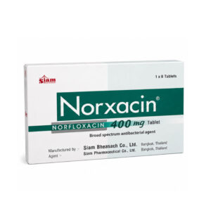 SIAM NORXACIN (Norfloxacin) 400 mg 8 Tablets