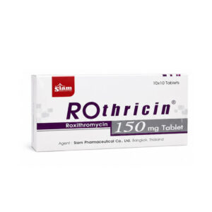 SIAM ROTHRICIN (Roxithromycin) 150 mg 10x10 Tablets