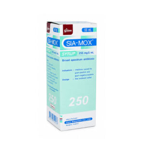 SIAM SIAMOX (Amoxicillin) Syrup 250 mg/5 mL 60 mL
