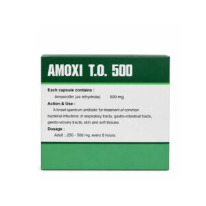 TO AMOXI 500MG 50x10'S (GREEN-BLUE)