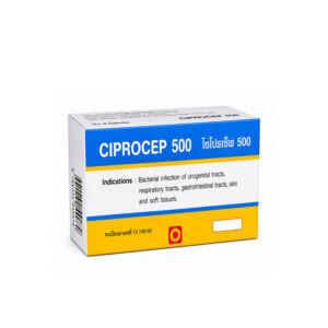 TO CIPROCEP (Ciprofloxacin) 500 mg 10x10 Tablets