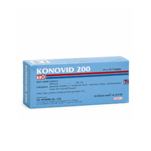 TO KONOVID (Ofloxacin) 200 mg 10x10 Tablets