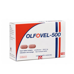 TO OLFOVEL (Levofloxacin) 500 mg 10x10 Tablets