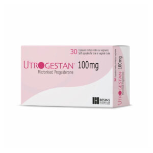 UTROGESTAN (Micronised Progesterone) 100 mg 30 Capsules