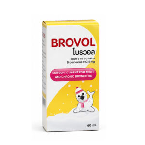 BROVOL SYRUP (Bromhexine Hydrochloride) 4 mg/5 ml 60 ml