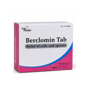 BERCLOMIN TABLETS (Dicyclomine Hydrochloride + Simethicone) 50 x 10 Tablets