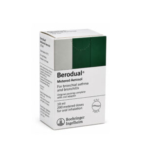 BERODUAL METERED AEROSOL (Ipratropium Bromide + Fenoterol Hydrobromide) 10 mL 200 Doses