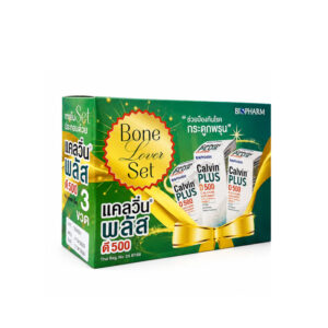 BIOPHARM CALVIN PLUS D500 (Calcium + Vitamin D3) 60 Tablets × 3 Packs