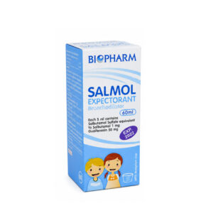 BIOPHARM SALMOL EXPECTORANT (Salbutamol + Guaifenesin) Syrup 60 mL