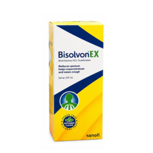 BISOLVON EX (Bromhexine HCl + Guaifenesin) Syrup 125 mL