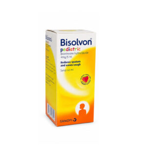 BISOLVON PEDIATRIC (Bromhexine Hydrochloride) 4 mg/5 mL Syrup 60 mL