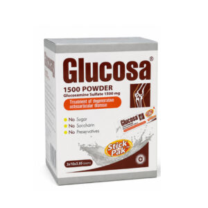 BKD GLUCOSA 1500 POWDER (Glucosamine Sulfate) 1500 mg 30 Sachets (Brown)