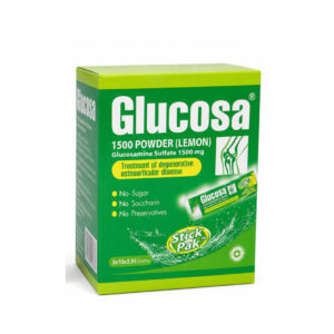 BKD GLUCOSA 1500 POWDER (Glucosamine Sulfate) 1500 mg 30 Sachets (Lemon)