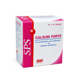 CALSUM FORTE (Calcium Carbonate) 1000 mg 10 x 10 Tablets