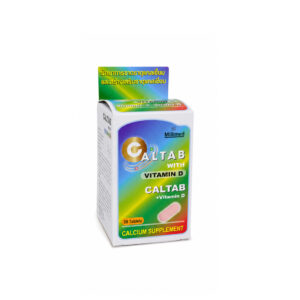 CALTAB WITH VITAMIN-D (Calcium + Vitamin D) 30 Tablets
