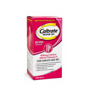 CALTRATE SILVER 50+ (Calcium + Vitamin D3 + Minerals) 120 Tablets (Pink)