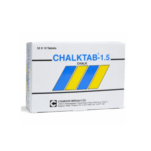 CHALKTAB (Calcium Carbonate) 1.5 g 50 x 10 Tablets