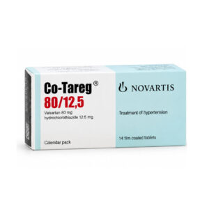 CO-TAREG (Valsartan + Hydrochlorothiazide) 80/12.5 mg 14 Film-Coated Tablets