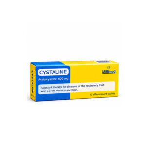 CYSTALINE (Acetylcysteine) 600 mg 10 Effervescent Tablets