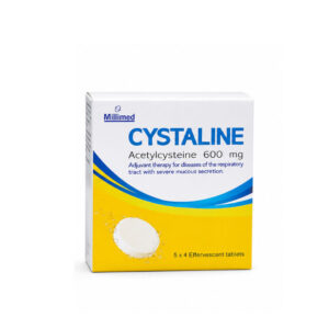 CYSTALINE (Acetylcysteine) 600 mg 5 x 4 Effervescent Tablets