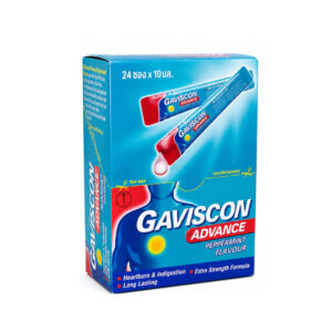 GAVISCON ADVANCE 24 x 10 mL Oral Suspension Sachets (Peppermint Flavour)