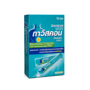 GAVISCON SUSPENSION MINT 12x10ML (GREEN) (ซอง)