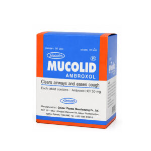 GREATER MUCOLID (Ambroxol Hydrochloride) 30 mg 50 x 10 Tablets
