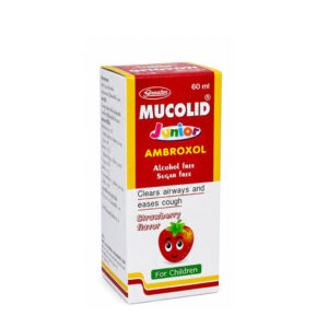 GREATER MUCOLID JUNIOR (Ambroxol) Syrup 60 ml – Strawberry Flavor