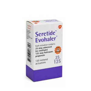 SERETIDE EVOHALER (Salmeterol + Fluticasone Propionate) 25/125 mcg/dose 120 Doses