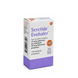 SERETIDE EVOHALER (Salmeterol + Fluticasone Propionate) 25/50 mcg/dose 120 Doses