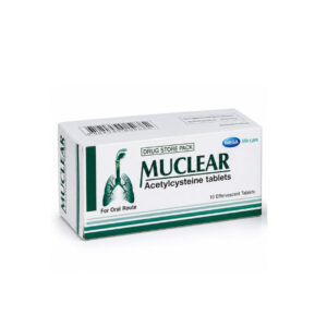 MEGA MUCLEAR (Acetylcysteine) 10 Effervescent Tablets