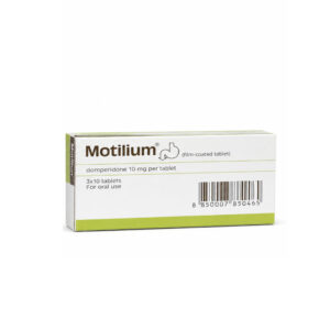 MOTILIUM (Domperidone) 10 mg 3 x 10 Film-Coated Tablets