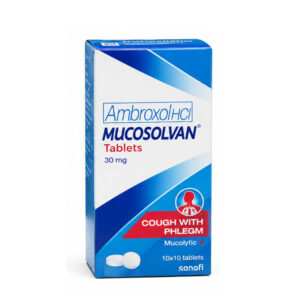 MUCOSOLVAN (Ambroxol Hydrochloride) 30 mg 10 x 10 Tablets
